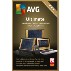 AVG Ultimate MultiDevice 3 urządzenia na 1 rok