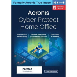 Acronis Cyber Protect Home Office Advanced 5 PC / 1 Rok + 250 GB Acronis Cloud Storage