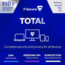 F-Secure Total Security VPN 3 urządzenia / 1 rok